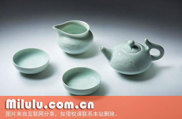 青白瓷茶具