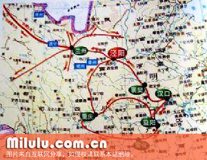 唐宋时期茶马互市安化古道图