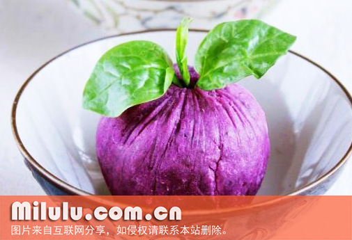 紫薯茶巾绞