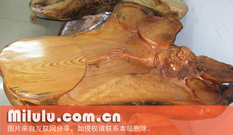 根雕茶几
